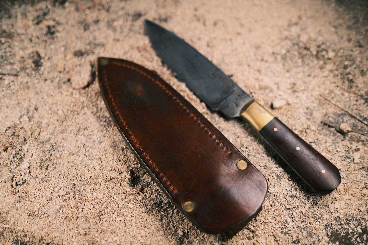 Coffin Collector and Leather Sheath